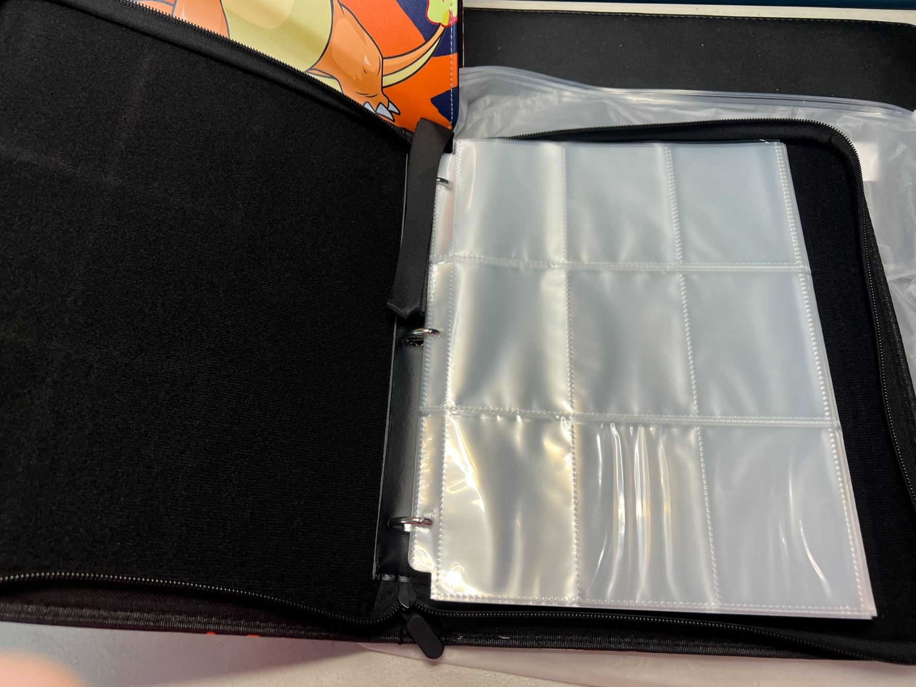 Lot of 2 Leather Pokemon Premium Card Binders Holds 900 Cards per