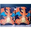 Image 1 : Lot of 2 Leather Pokemon Premium Card Binders - Holds 900 Cards per Binder (Large Size Binders)
