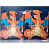 Image 1 : Lot of 2 Leather Pokemon Premium Card Binders - Holds 900 Cards per Binder (Large Size Binders)