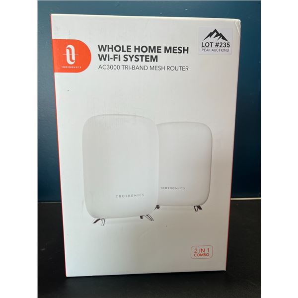 Lot of 1 Taotronics AC3000 Whole Home Mesh WiFi System
