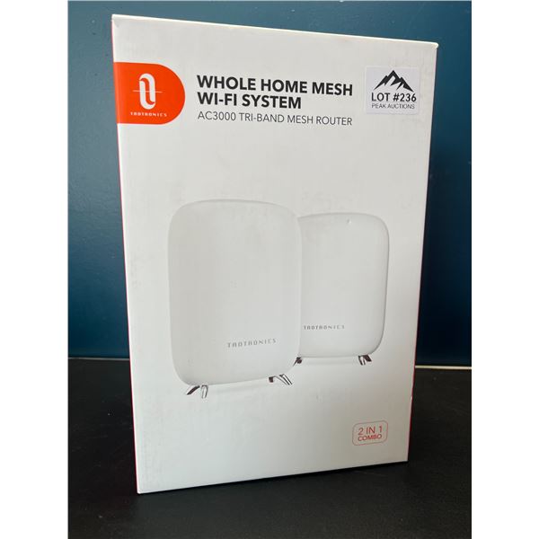 Lot of 1 Taotronics AC3000 Whole Home Mesh WiFi System