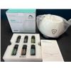 Image 1 : Lot of 1 Homasy 500mL Aroma Diffuser w/ 6 Essential Oils