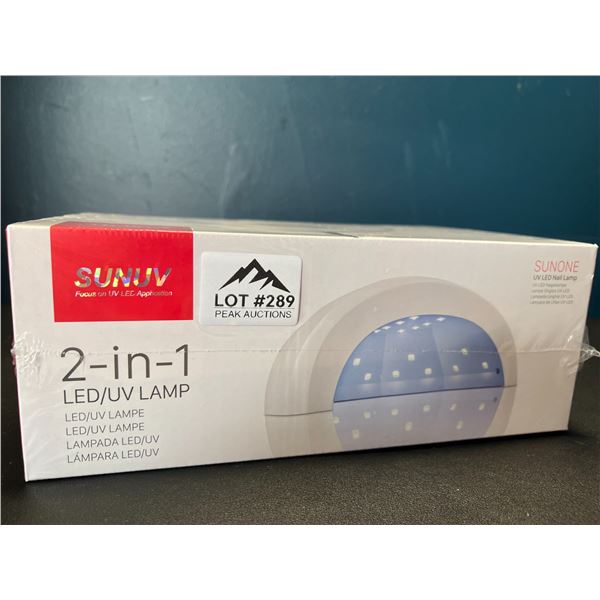 Lot of 1 SunUV Professional 2-in-1 LED/UV Nail Lamp