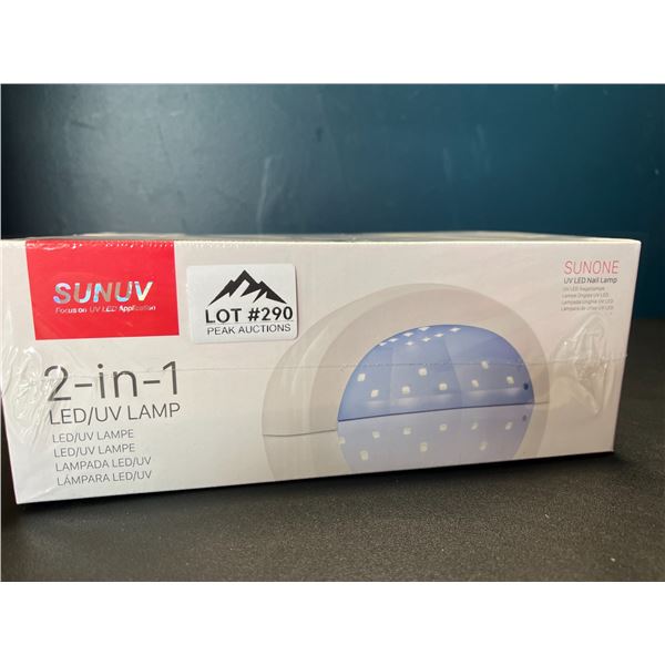 Lot of 1 SunUV Professional 2-in-1 LED/UV Nail Lamp