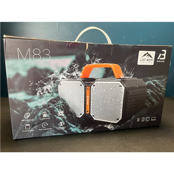 Lot of 1 Bugani M83 50Watt Portable Waterproof Wireless Bluetooth Speaker w/ Powerbank