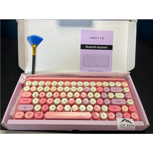 Lot of 1 Ubotie Bluetooth Keyboard - Pink