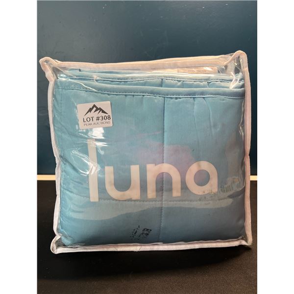 Lot of 1 Luna Adult Weighted Blanket - Blue Colour