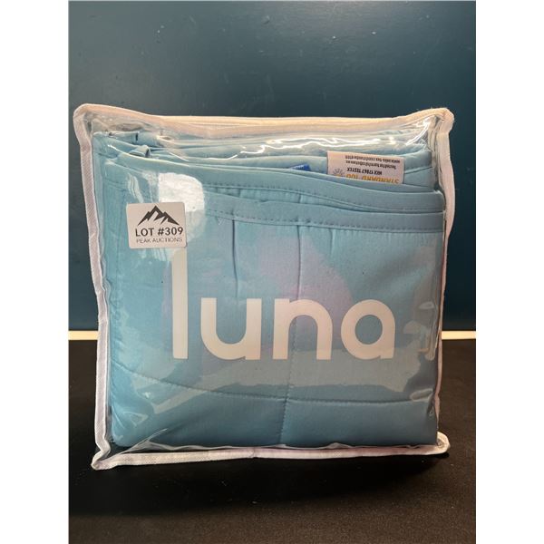 Lot of 1 Luna Adult Weighted Blanket - Blue Colour