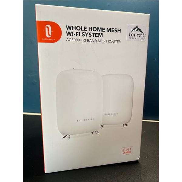 Lot of 1 Taotronics AC3000 Whole Home Mesh WiFi System