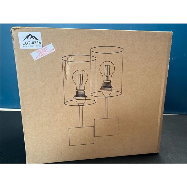 Lot of 3-way Touch Bedroom Table Lamps - 2pack