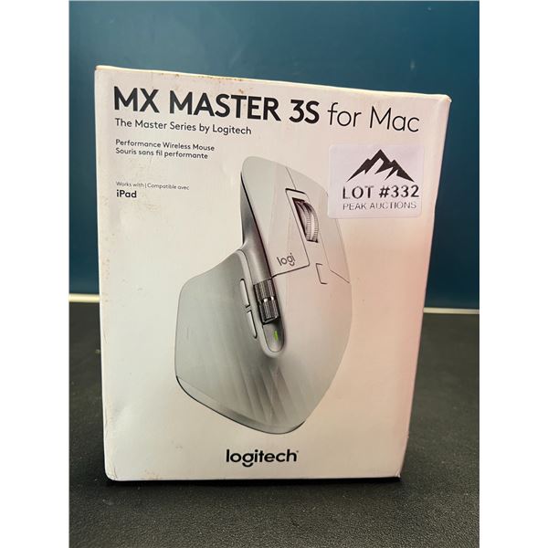 Lot of 1 Logitech MX Master 3S Performance Wireless Mouse for Mac/Ipad