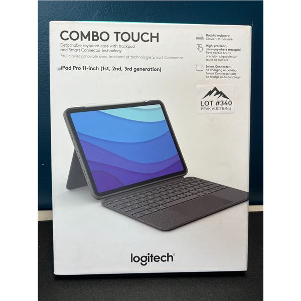 Lot of 1 Logitech Combo Touch Detachable Keyboard Case