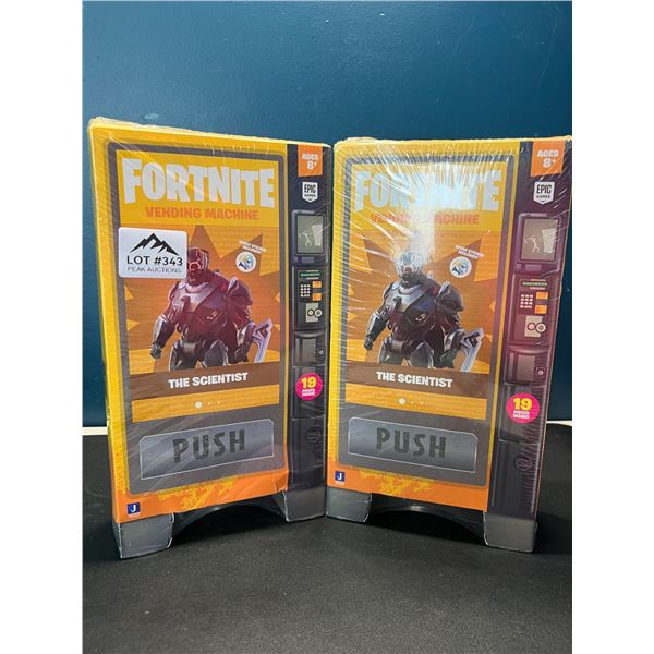 Lot of 2 Fortnite Vending Machine Toy Sets