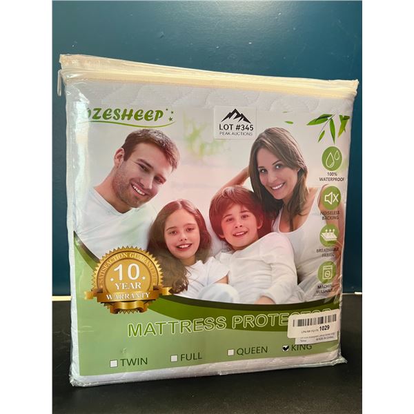 Lot of 1 King Size Mattress Protector