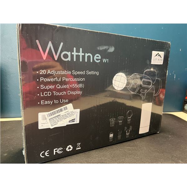 Lot of 1 Wattne W1 Deep Tissue Handheld Massage Gun