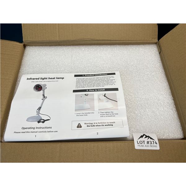 Lot of 1 Infrared Light Heat Lamp