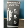 Image 2 : Lot of 1 Elite Gourmet 12 Cup Stainless Steel Percolator
