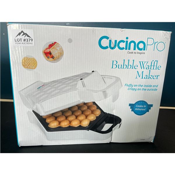 Lot of 1 CucinaPro Bubble Waffle Maker
