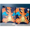 Image 1 : Lot of 2 Leather Pokemon Premium Card Binders - Holds 900 Cards per Binder (Large Size Binders)