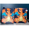 Image 1 : Lot of 2 Leather Pokemon Premium Card Binders - Holds 900 Cards per Binder (Large Size Binders)