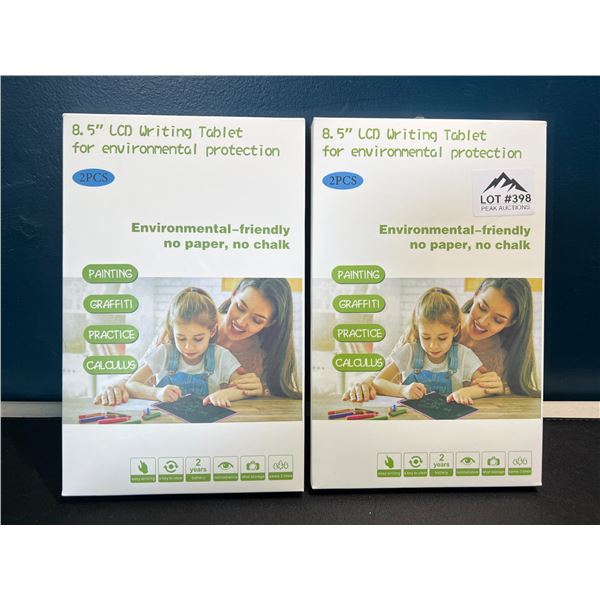 Lot of 2 LCD Writing Tablets - 8.5 inch