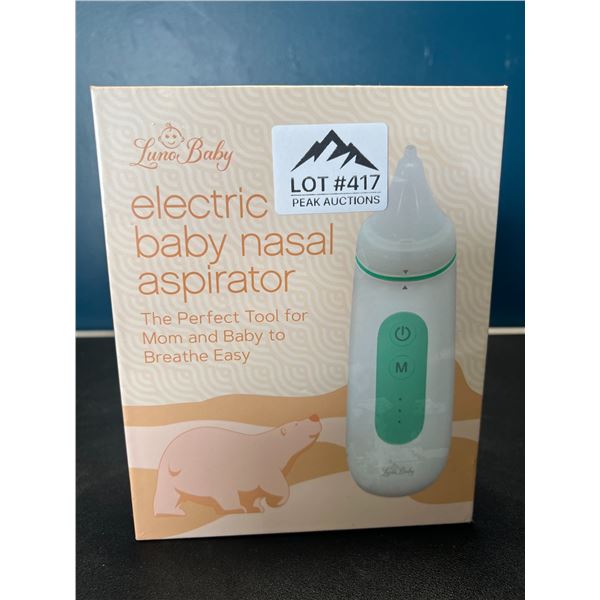 Lot of 1 Electric Baby Nasal Aspirator