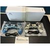 Image 1 : Lot of 2 Wireless Playstation 4 Controllers - Camo