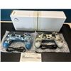Image 1 : Lot of 2 Wireless Playstation 4 Controllers - Camo