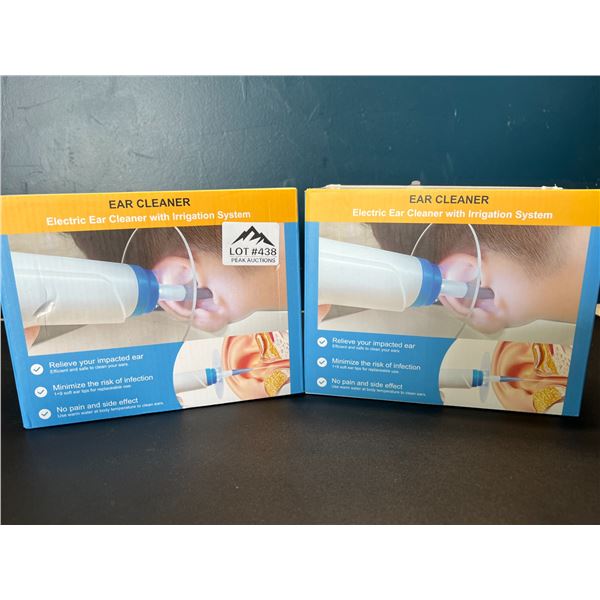 Lot of 2 Electric Ear Cleaners w/ Irrigation System