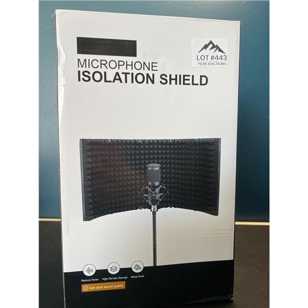 Lot of 1 Microphone Isolation Shield