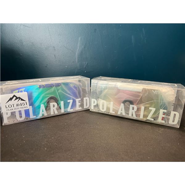 Lot of 2 Pit Viper Polarized Sunglasses