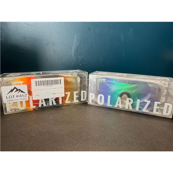 Lot of 2 Pit Viper Polarized Sunglasses