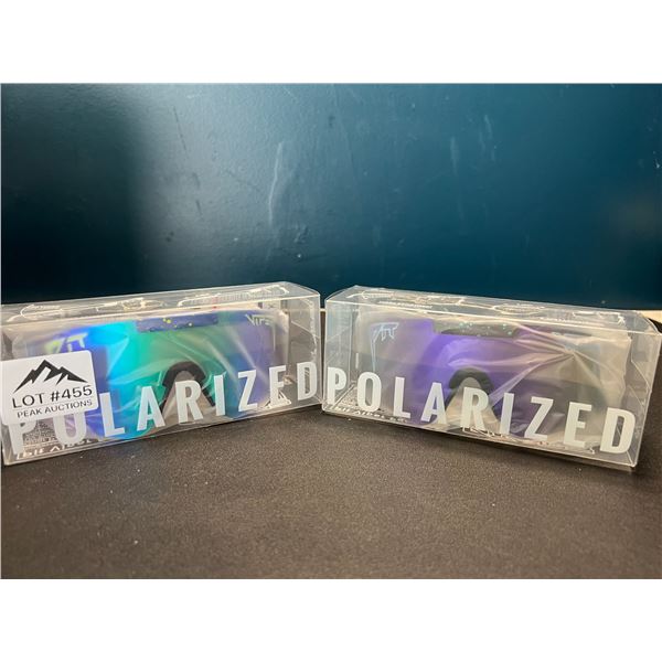 Lot of 2 Pit Viper Polarized Sunglasses