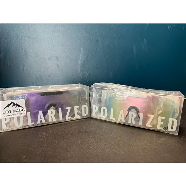 Lot of 2 Pit Viper Polarized Sunglasses