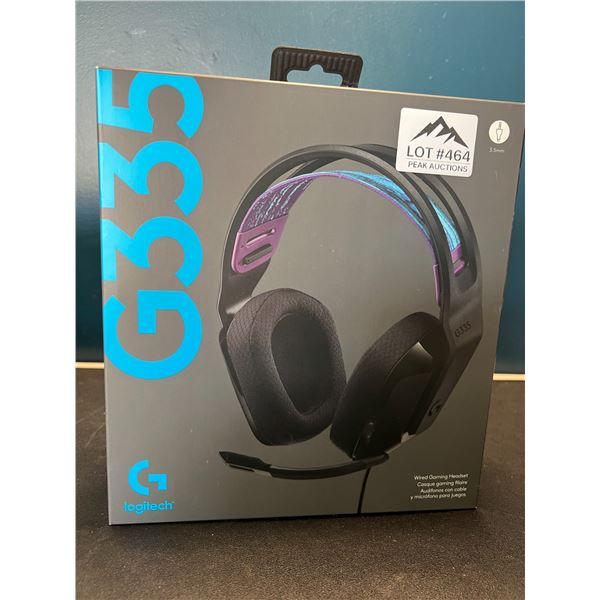 Lot of 1 Logitech G335 Wired Gaming Headset - Compatible with PC, Playstation, Xbox, Nintendo Switch