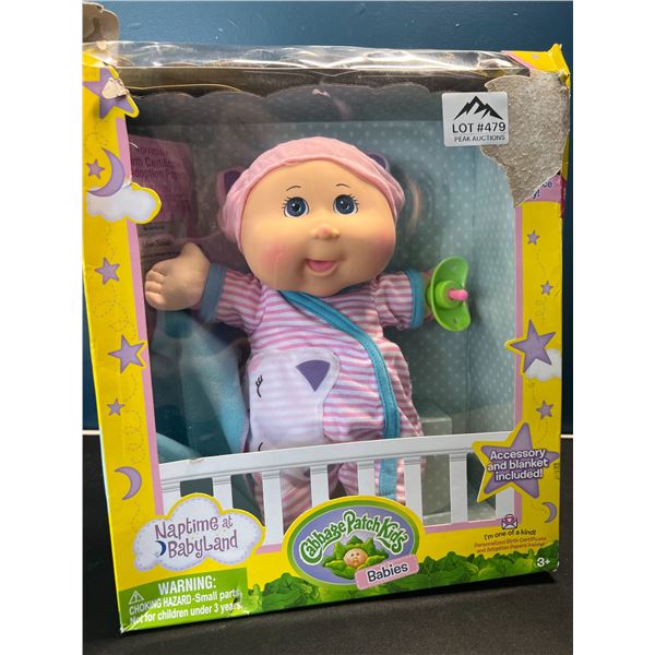 Lot of 1 Cabbage Patch Kids Naptime at Babyland Baby Doll