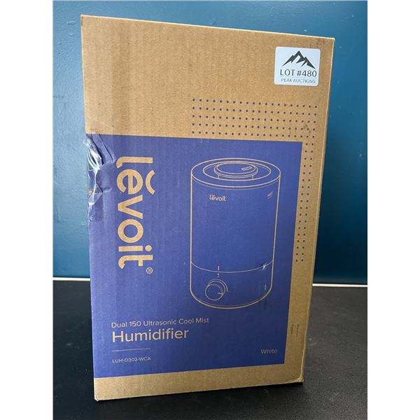 Lot of 1 Levolt Dual 150 Ultrasonic Cool Mist Humidifier