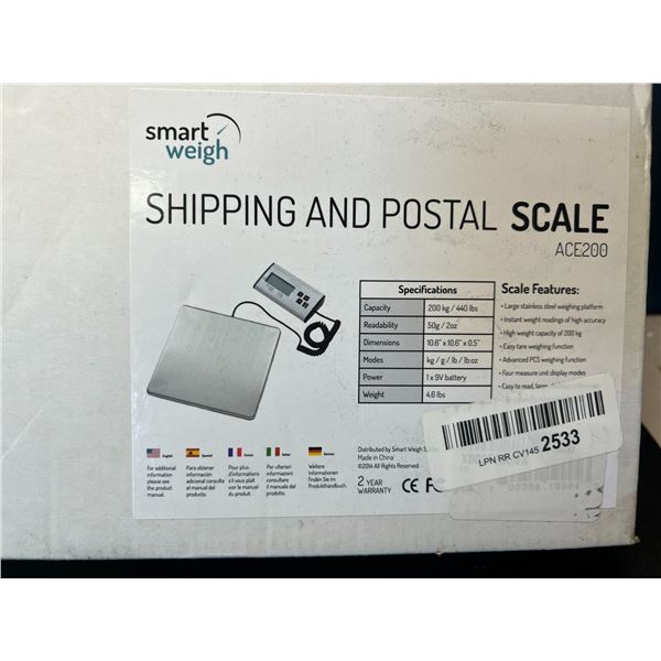 Lot of 1 Heavy Dutty Shipping & Postal Scale - Large Size - 440lb capacity!