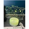 Image 2 : Lot of 1 Pokemon 3D LED Color-Changing Lamp w/ Remote Control - 3 Pokemon Designs Included!