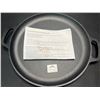 Image 1 : Lot of 1 Cast Iron Pizza Pan - 14 inch