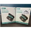 Image 1 : Lot of 2 Pairs of X8 Wireless Bluetooth Earbuds