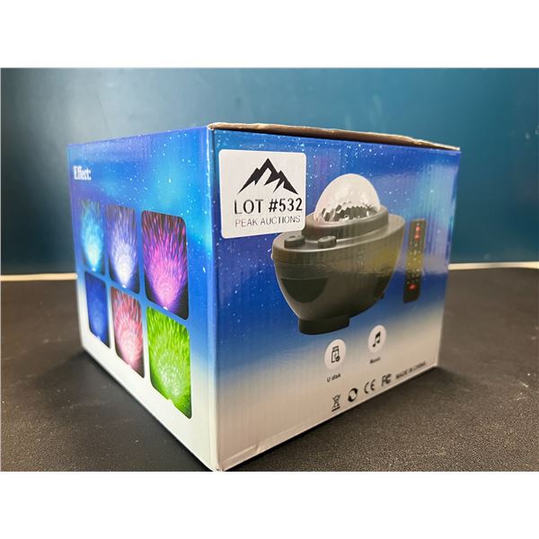 Lot of 1 Starry Night Star Galaxy Light Projector w/ Remote Control