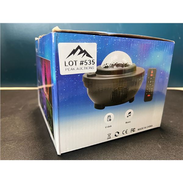 Lot of 1 Starry Night Star Galaxy Light Projector w/ Remote Control