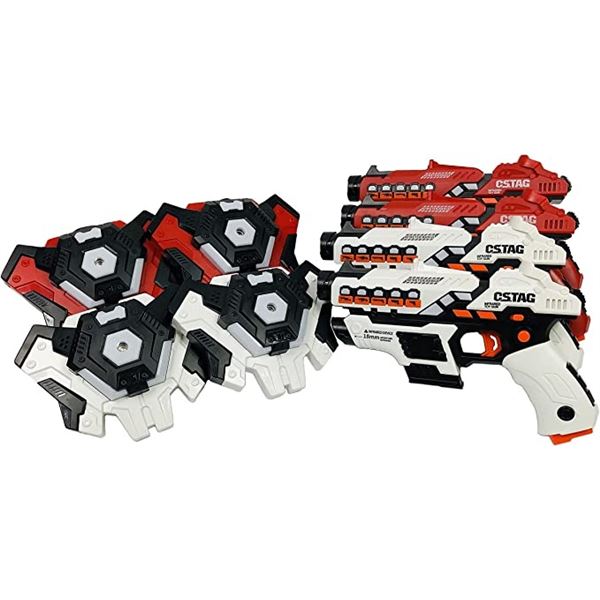Lot of 1 StarkHeaven CSTAG Infrared Laser Tag Toy Set - 4 Player Laser Tag Set