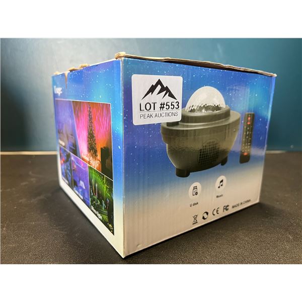 Lot of 1 Starry Night Star Galaxy Light Projector w/ Remote Control