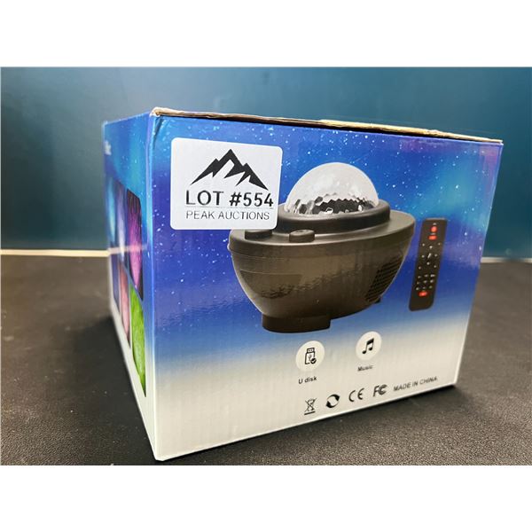 Lot of 1 Starry Night Star Galaxy Light Projector w/ Remote Control