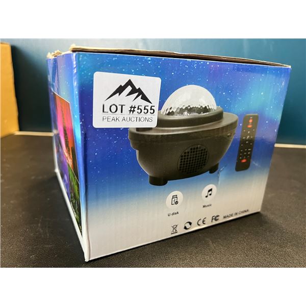 Lot of 1 Starry Night Star Galaxy Light Projector w/ Remote Control