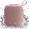 Image 1 : Lot of 1 Figmasu Portable Bluetooth Wireless Waterproof Speaker - Pink