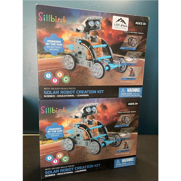 lot of 2 Sillbird Solar Robot Creation Kits