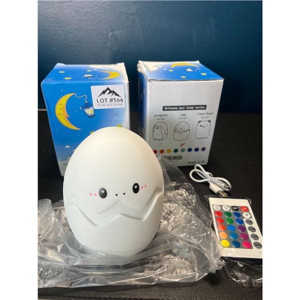 Lot of 2 Remote Control Collour Changing Night Lamps